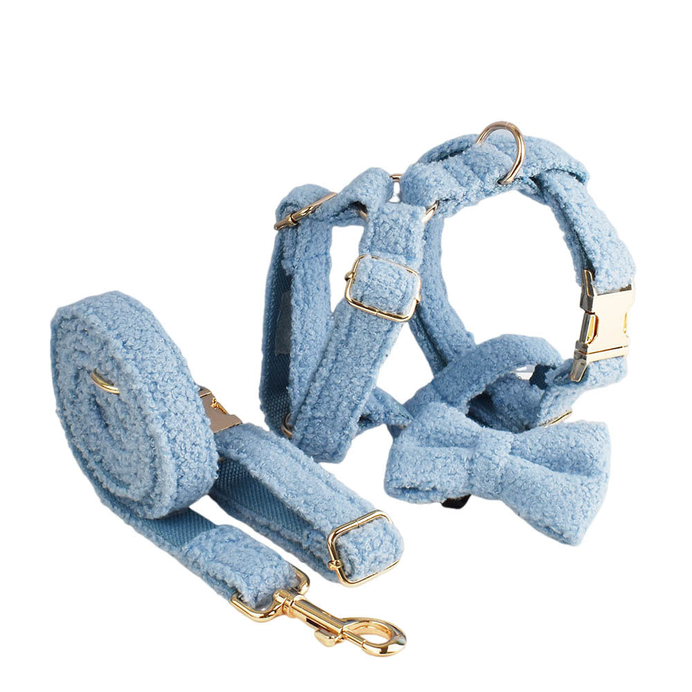Blue Teddy Bear Dog Collar