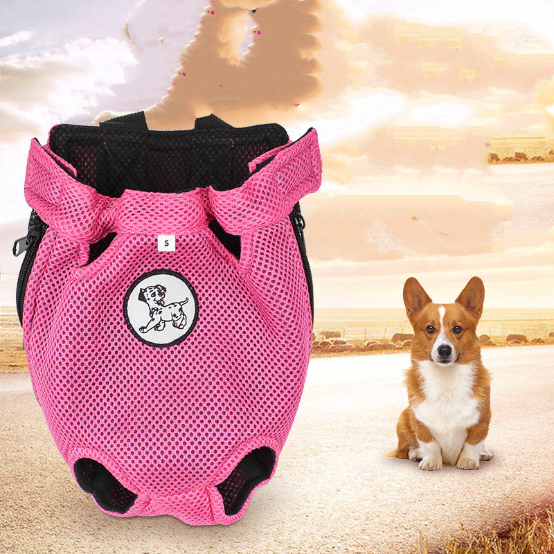 Chest Bag, Dog Backpack, Convenient For Going Out, Four-Legged Bag, Pet Supplies