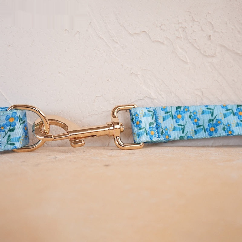Hardware Buckle Dog Collar and Leash Set