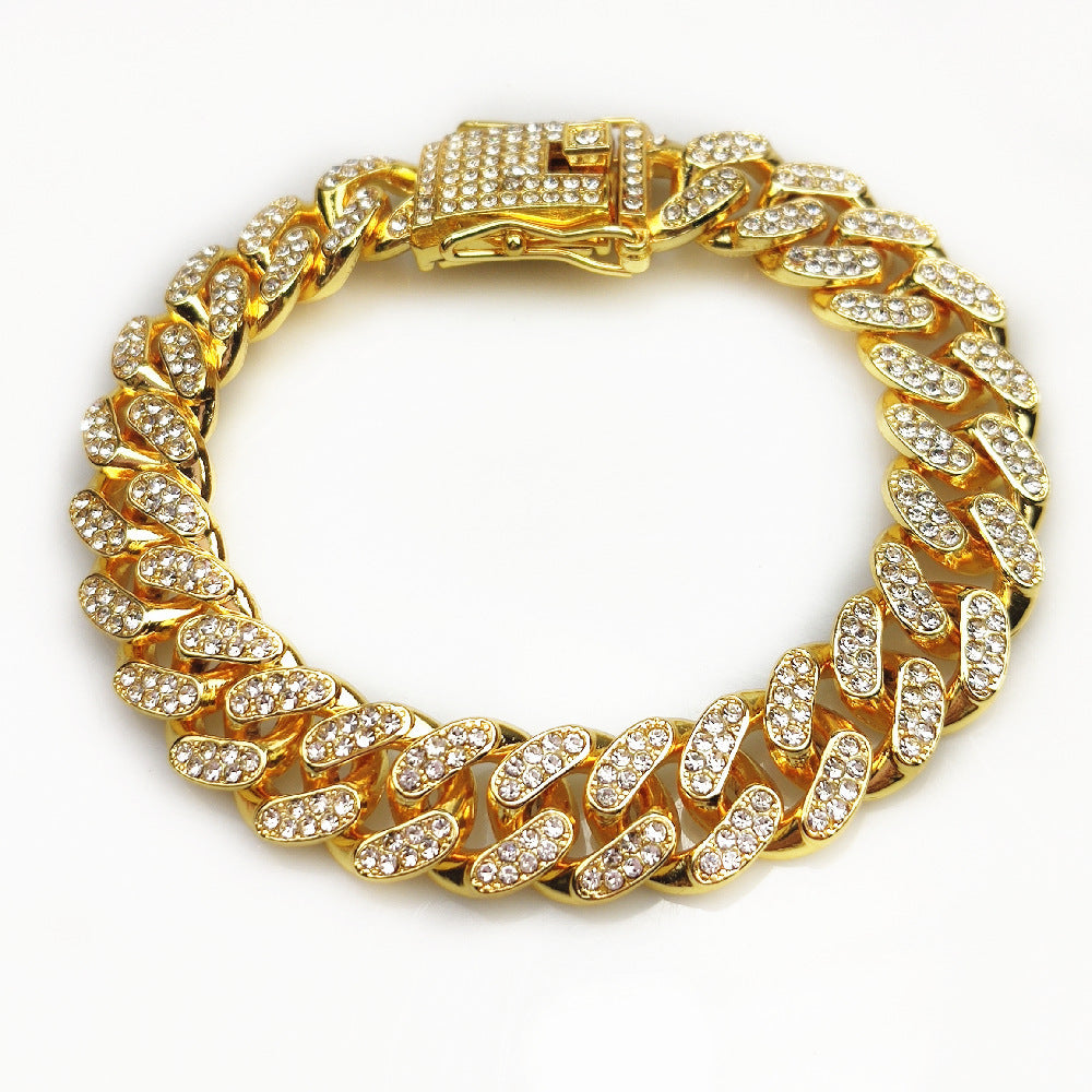 Hip Hop Alloy Pet Collar