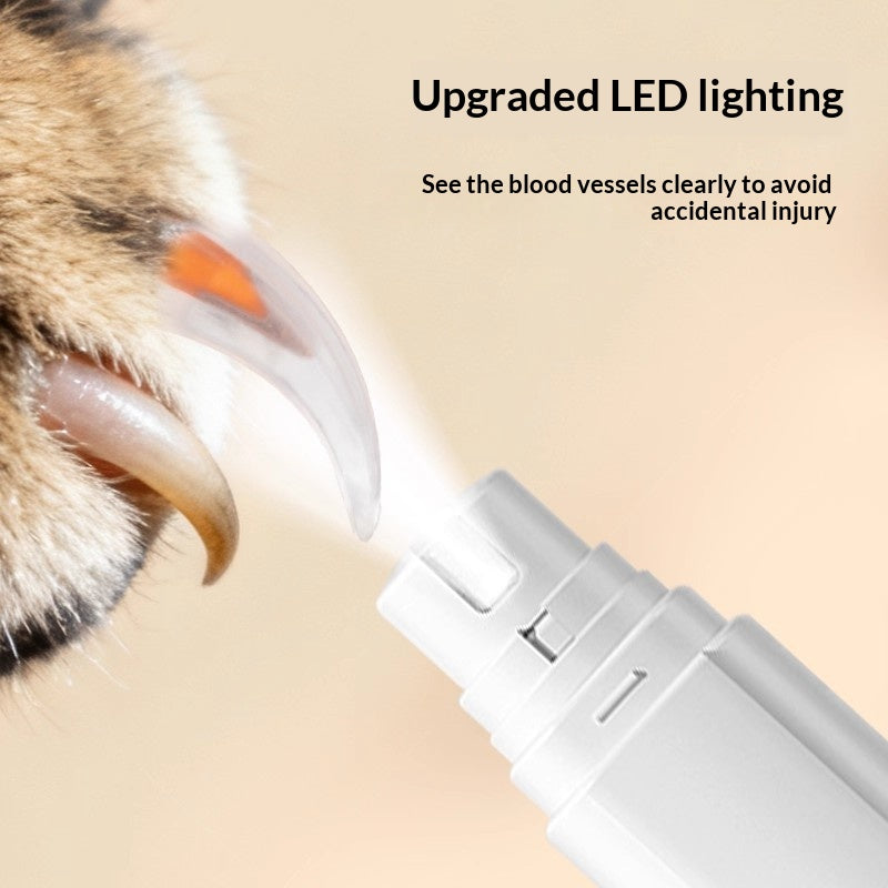 USB-Powered Electric Pet Nail Trimmer