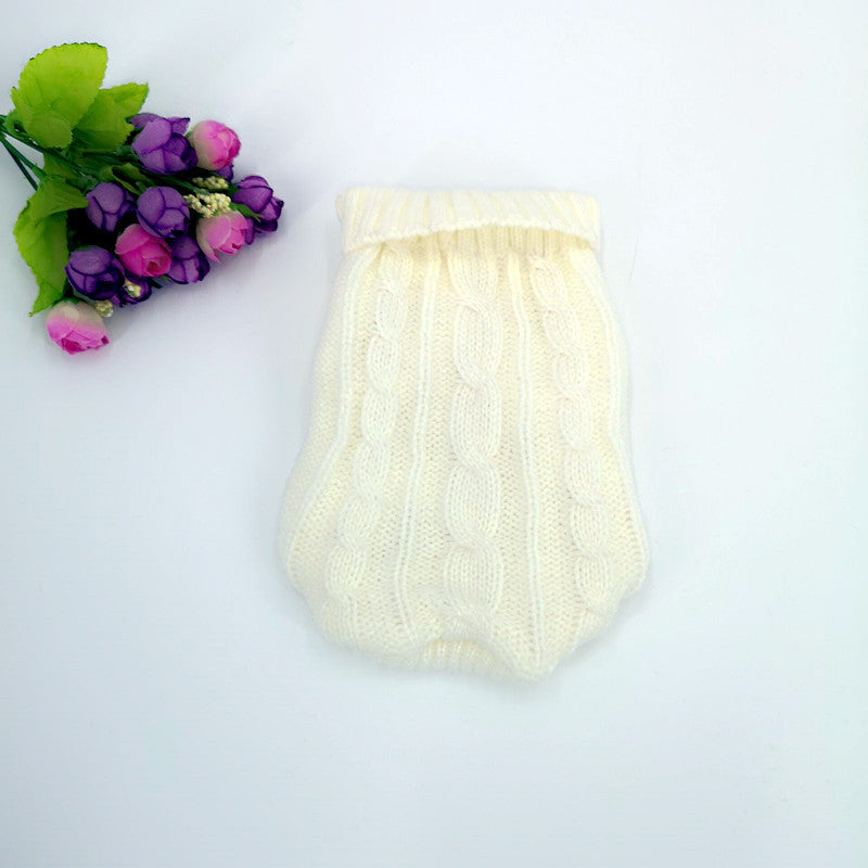 Wool Milk Teddy Dog Sweater