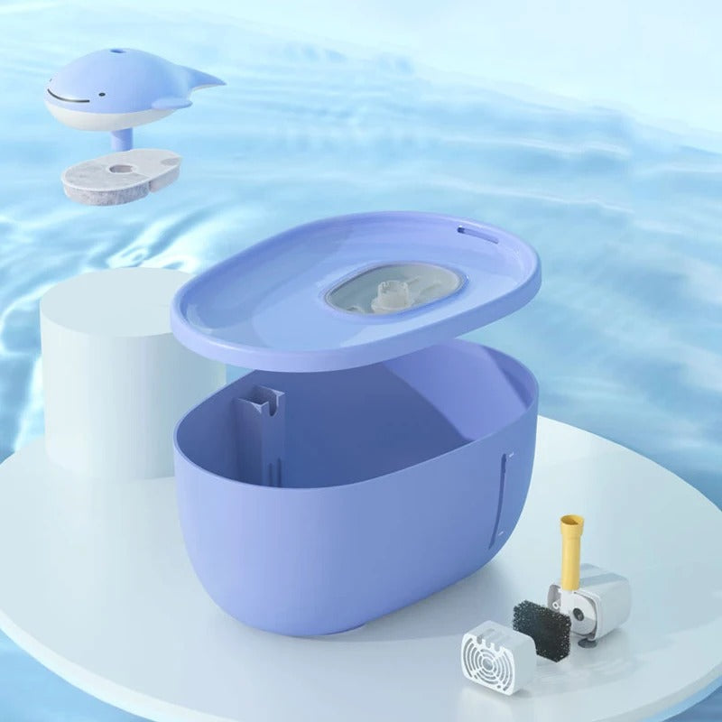 Dancing Whale Pet Water Dispenser Automatic Loop