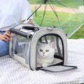Outdoor Portable Transparent Breathable Foldable Pet Bag