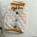 Hollow-Out Knitted Pet Sweater
