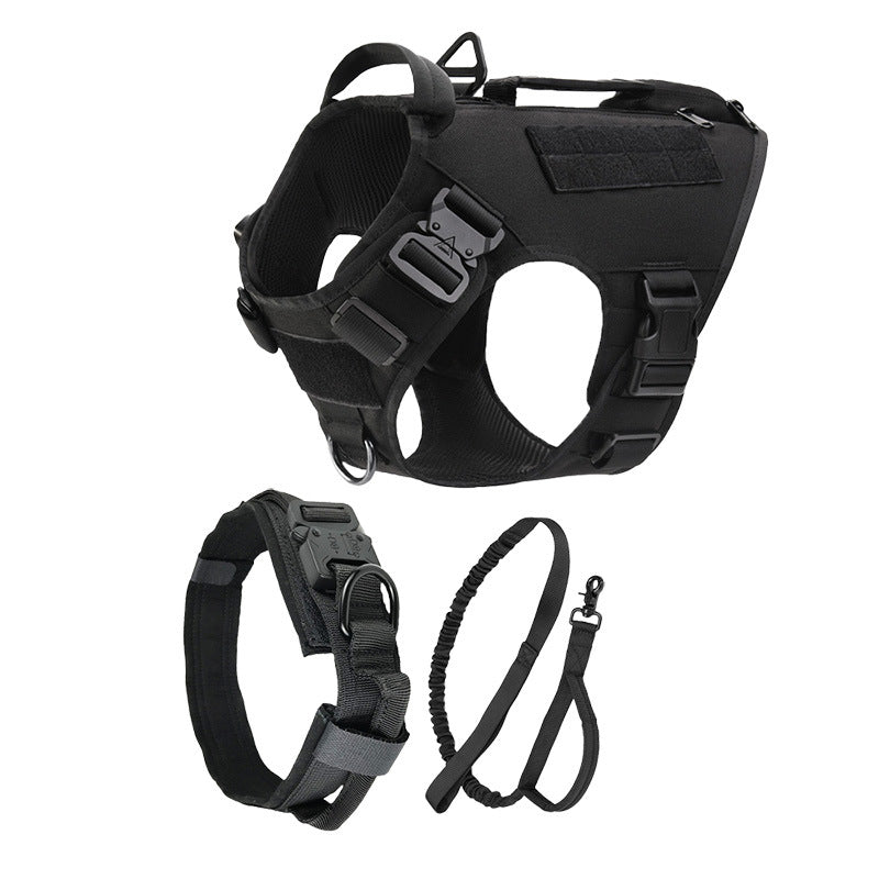 Tactical Dog Vest Quick Release 3-Piece Set