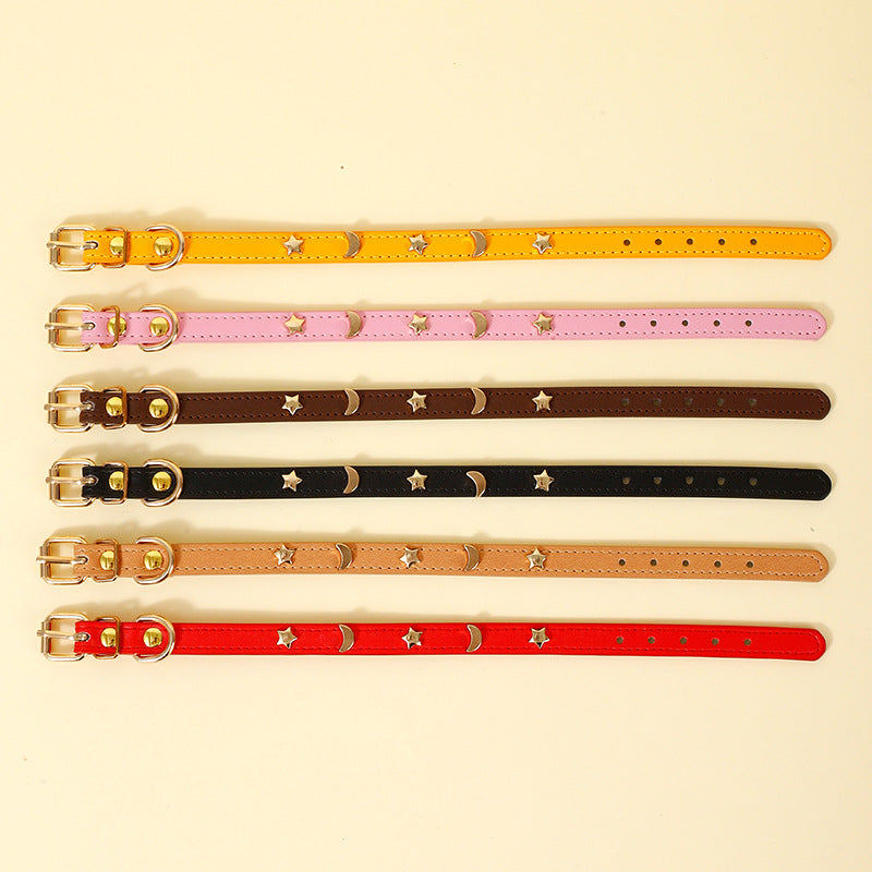 Pet Collar Star Moon Simple Anti-Bite