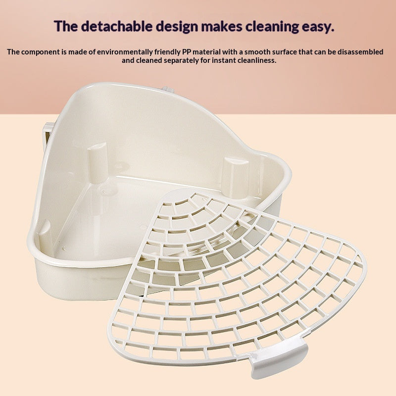 Raised Anti-Splash Small Pet Potty
