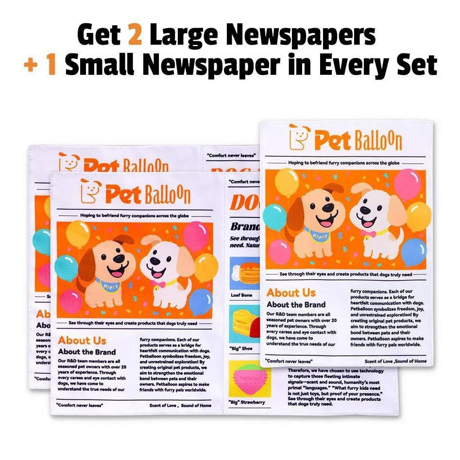 Pet-Friendly Newspaper Design Chew Toy