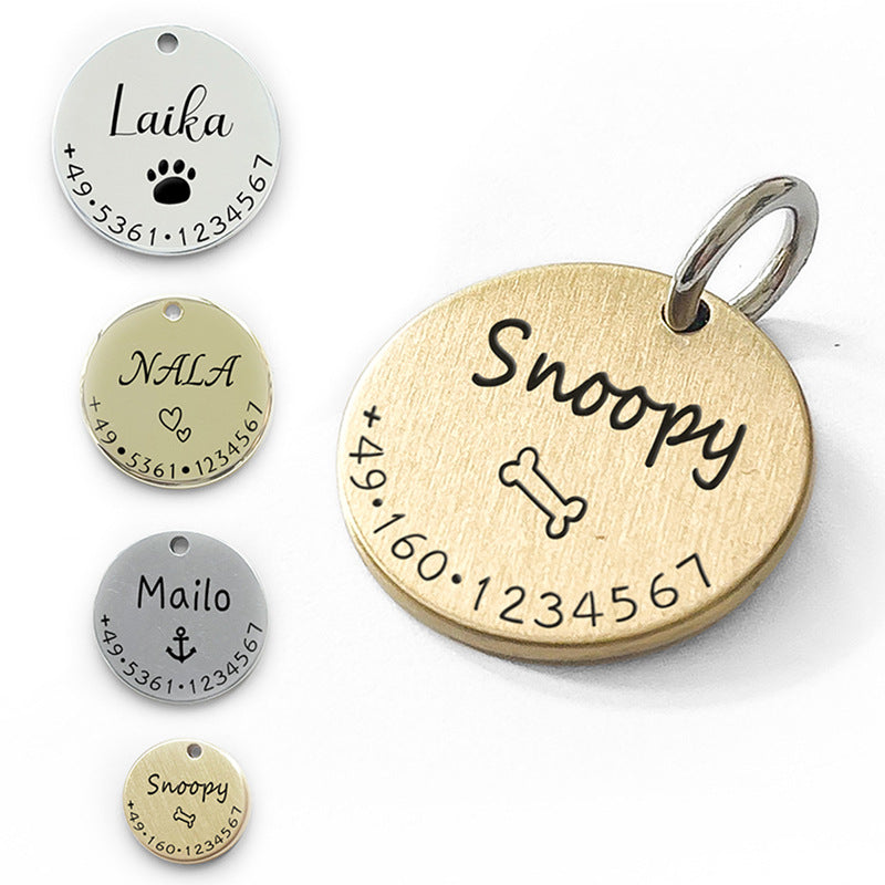 Anti-Loss Dog Tag For Walks