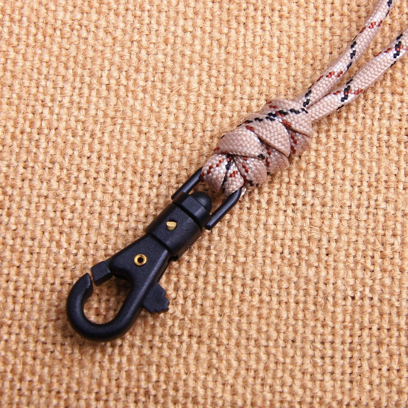 Hand-Woven Keychain Lanyard Flashlight Rope Neck Rope Core Parachute Cord Woven Lanyard