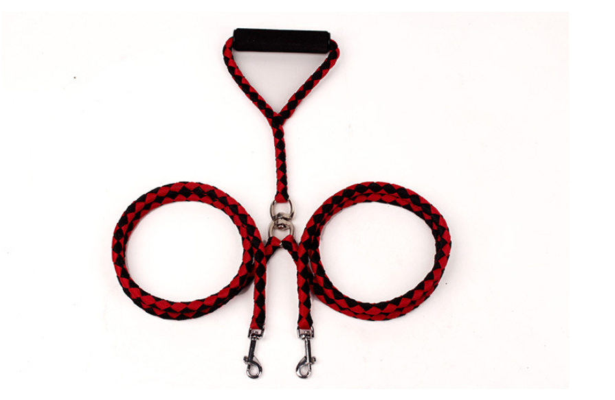 Hand-Knitted Double-Ended Dog Leash