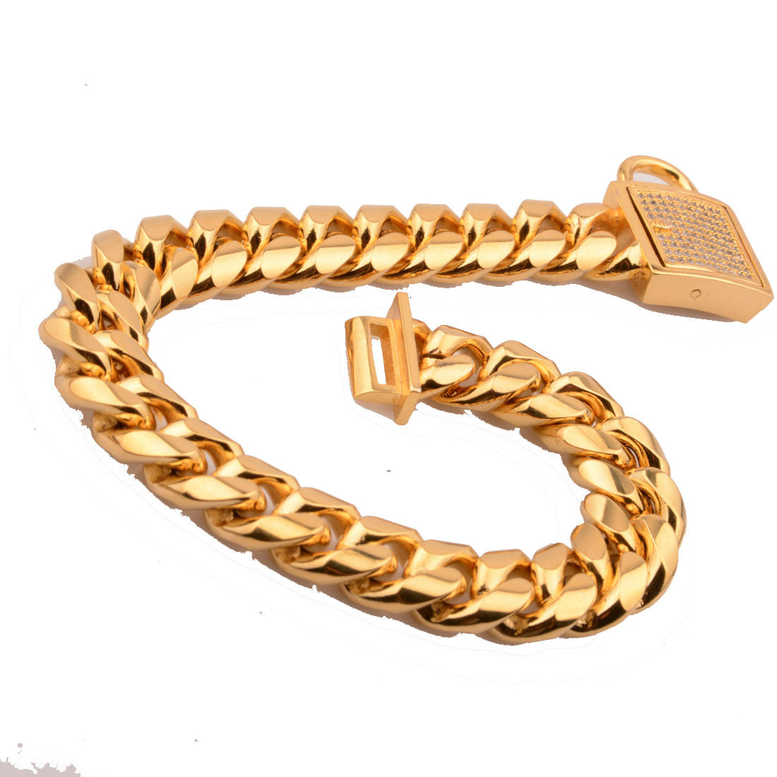 Stainless Steel Titanium Steel Gold Encryption Chain