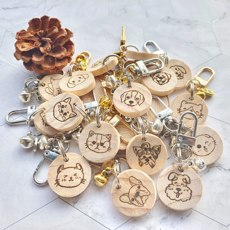 Double-Sided Dog ID Card Decoration