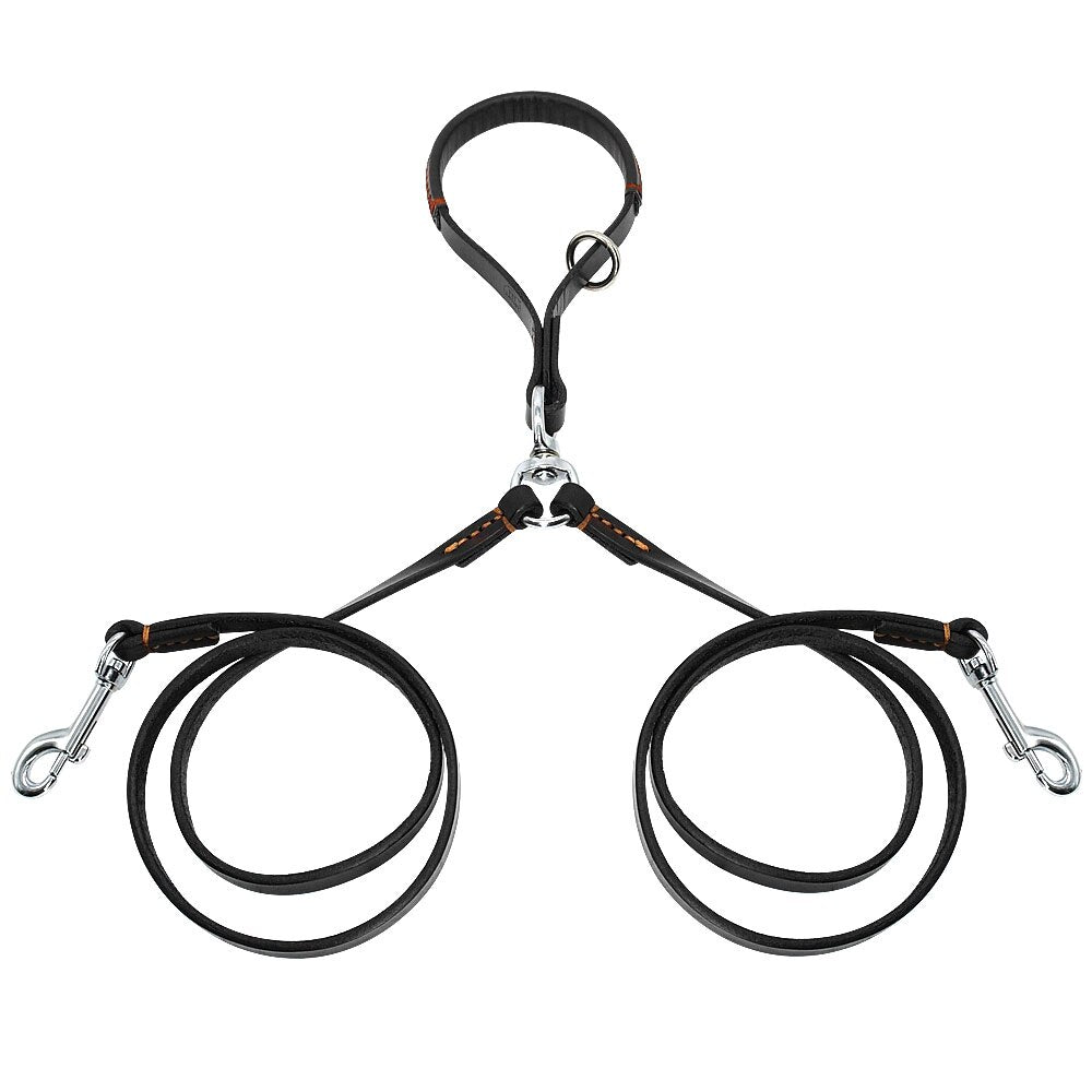 Two-Way Leather Dog Leash