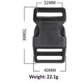 Pet Tactical Harness Plastic Buckle
