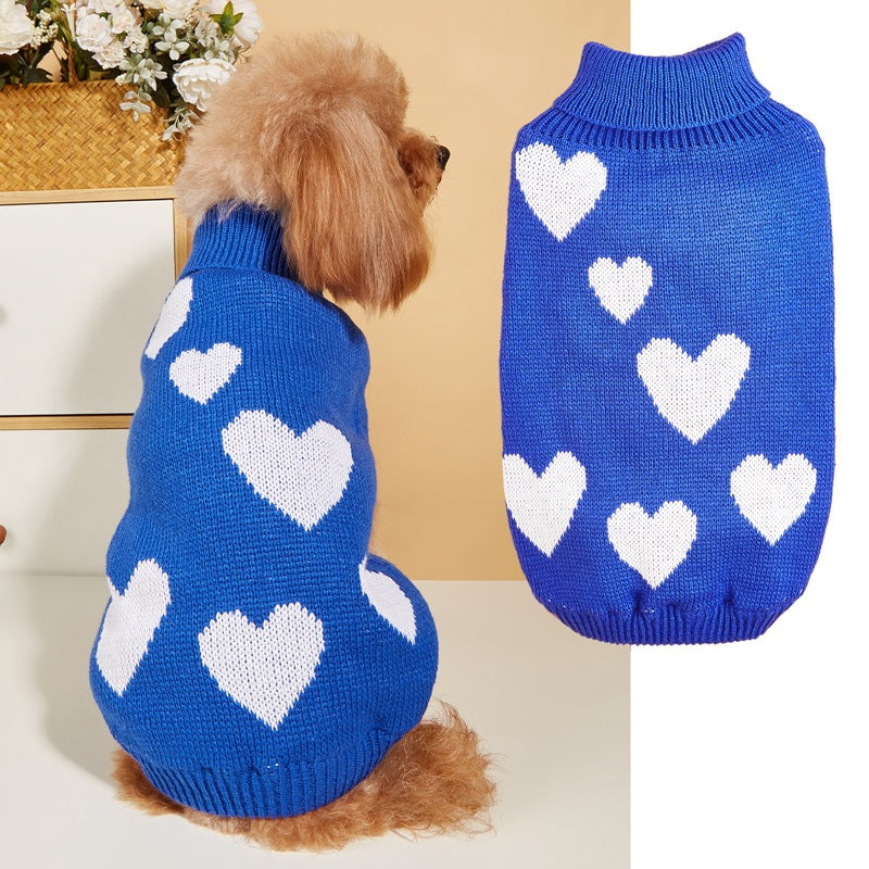 Valentine's Day Dog Knitted Sweater