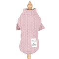 Pure Color Knitted Autumn And Winter Dog Sweater