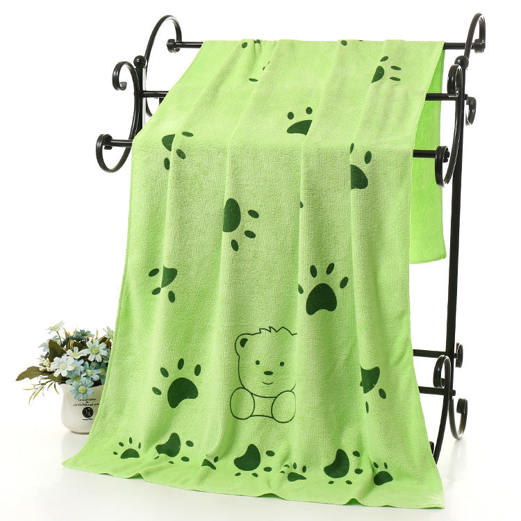 Soft Absorbent Cartoon Bath Towel