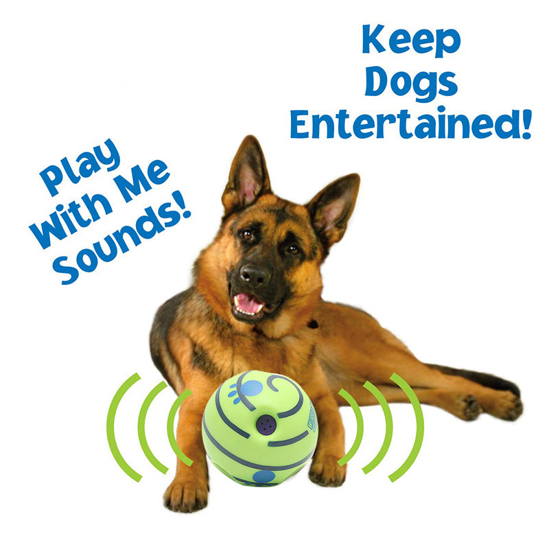 Vinyl Dog Molar Ball Toy