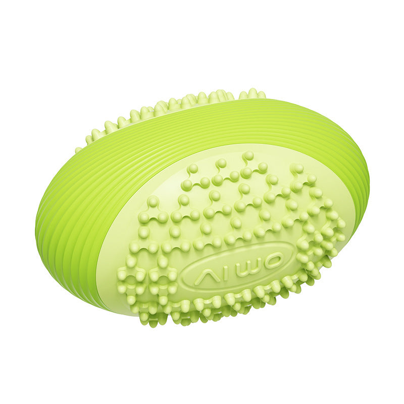 Large Elastic Rugby Chew Ball For Dogs