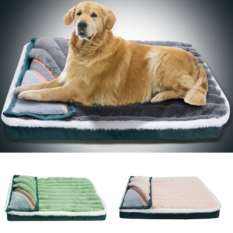 Dog Sleeping Mat Warm Pillow Anti-Tear Pet Floor Mat