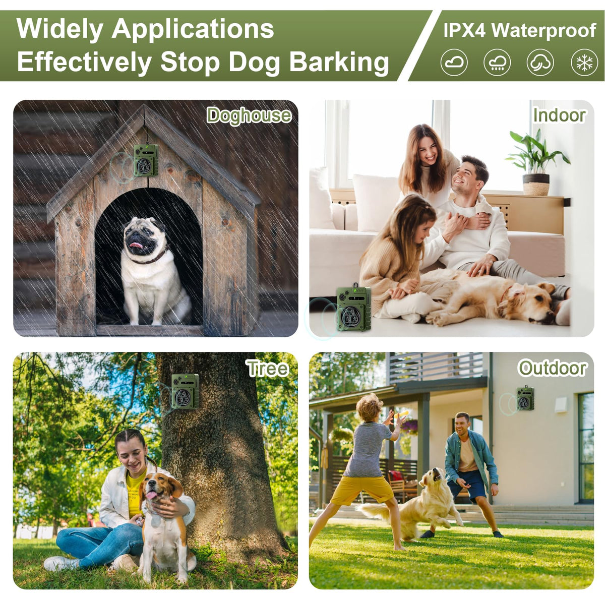 Automatic Ultrasonic Dog Bark Deterrent