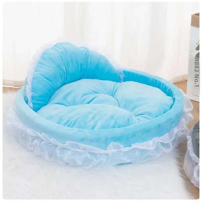 Pet Supplies Cute Princess Bed Cute Lace Teddy