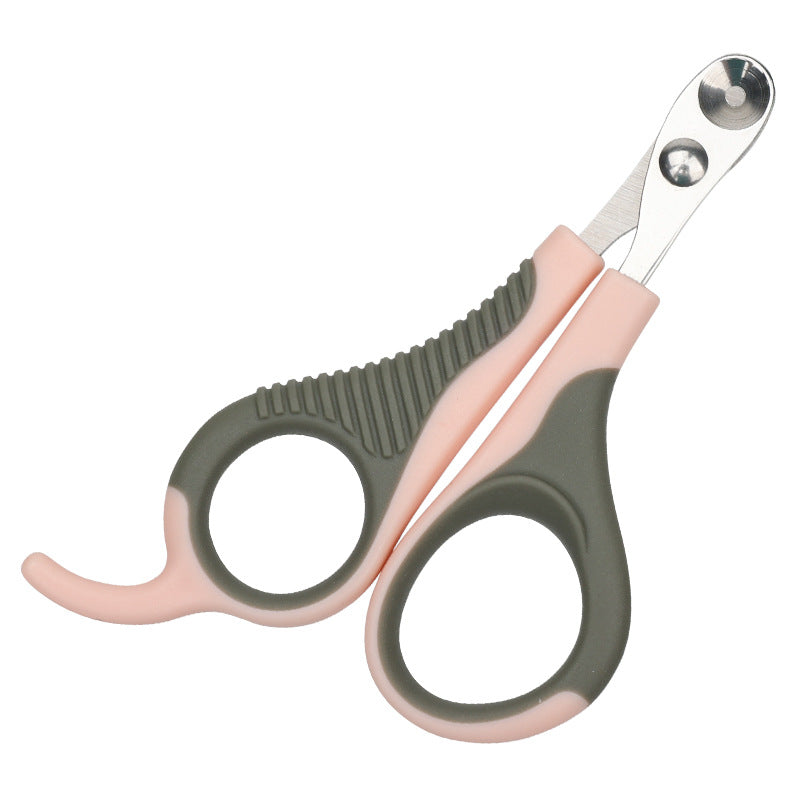 Portable Plastic Round Hole Dog Nail Clipper