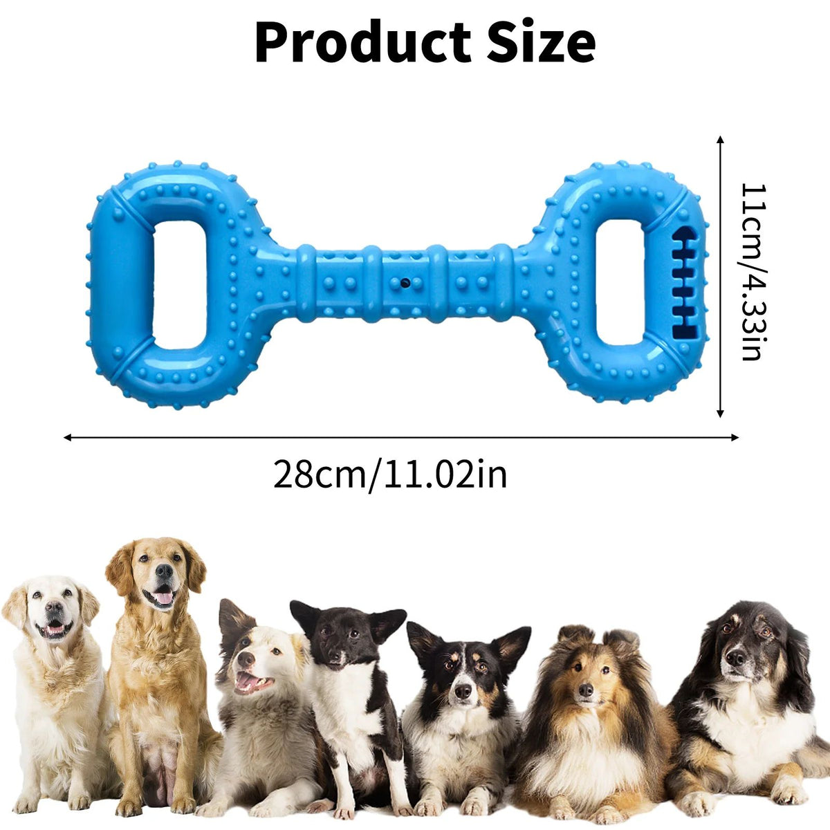 Aggressive Chewer Dog Bones With Pull Band