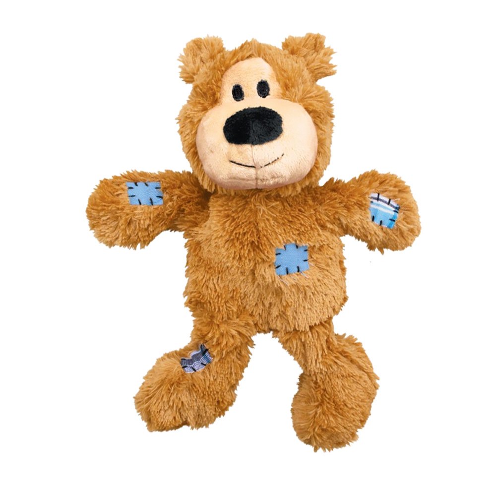 Wild Knots Bear, Knotted Rope Plush Toy, For X-Small Dogs Soft Plush Bear With Internal Knotted Ropes & Minimal Stuffing For Less Mess Durin