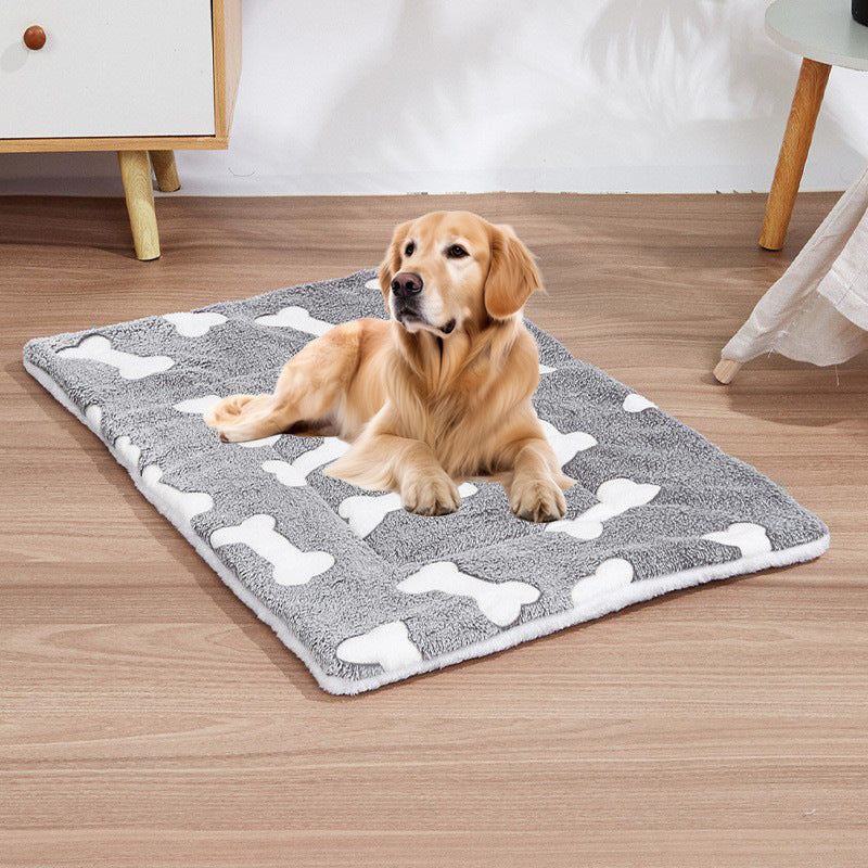 Warm Plush Dog Bed Mat