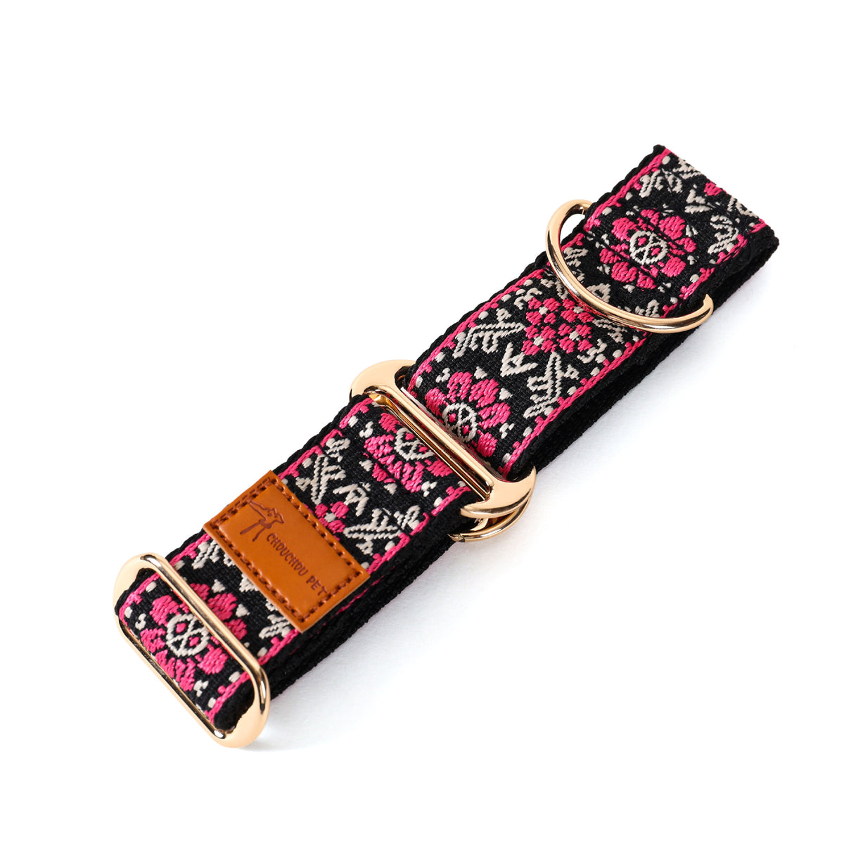 Ethnic-Style Adjustable Explosion-Proof Pet Collar