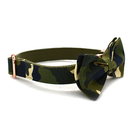 Army Green Camouflage Dog Collar