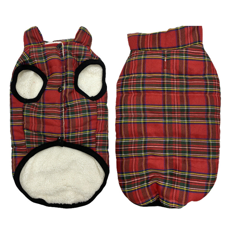 Waterproof Windproof Fleece-Lined Winter Dog Vest
