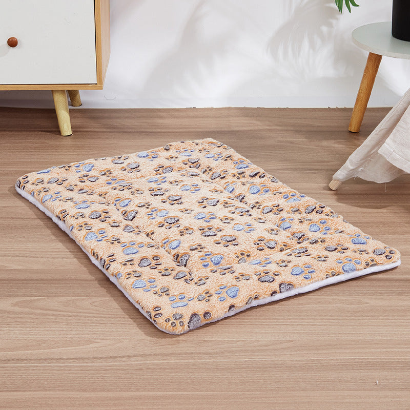 Warm Plush Dog Bed Mat