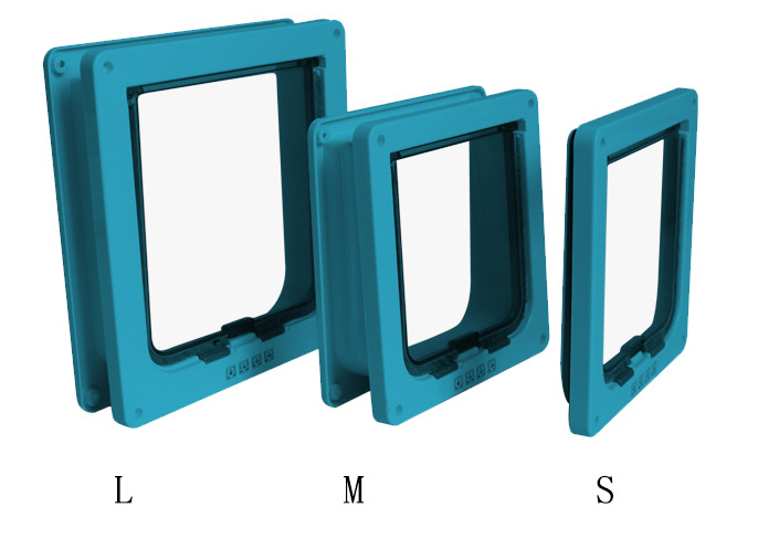 Four-Way Lockable Pet Flap Door