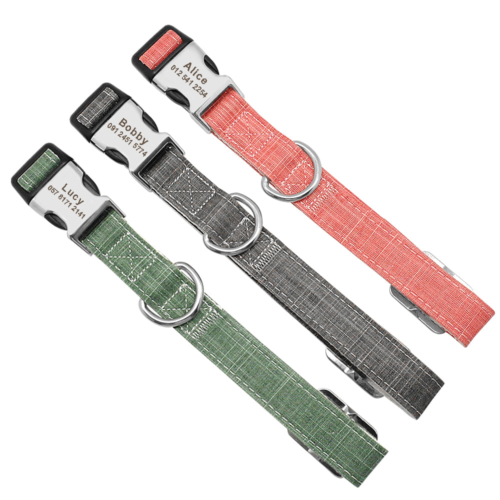 Custom Dog Collar With Engraving