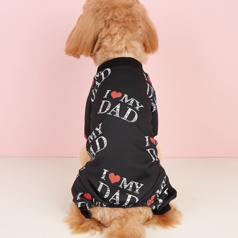 Thin Four-Corner Summer Dog Jumpsuit