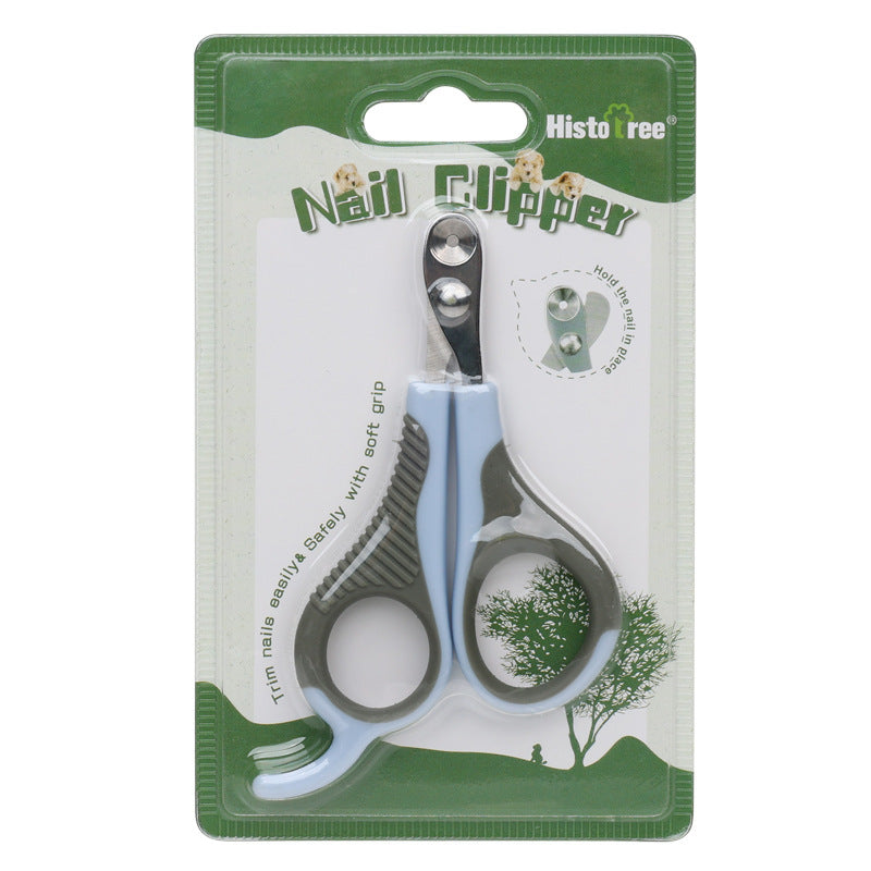 Portable Plastic Round Hole Dog Nail Clipper