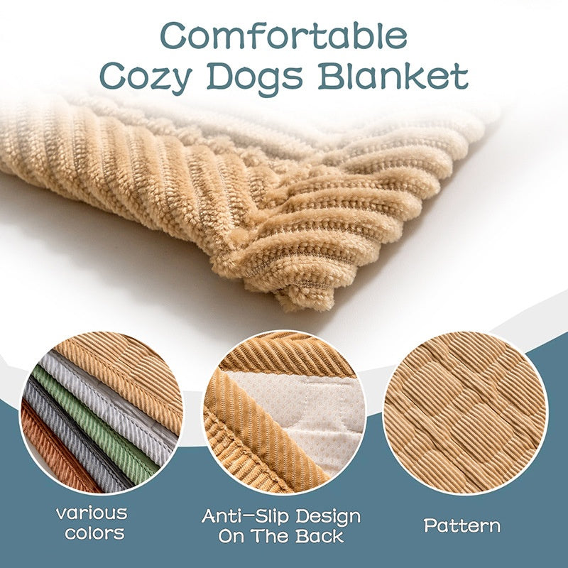 Plaid Car Pet Rear Seat Mat