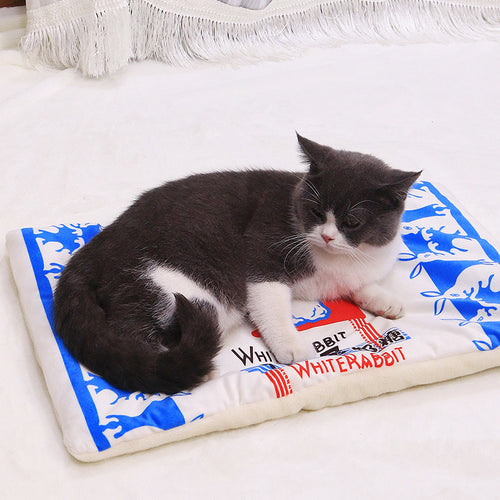3D Food-Shaped Pet Blanket Mat