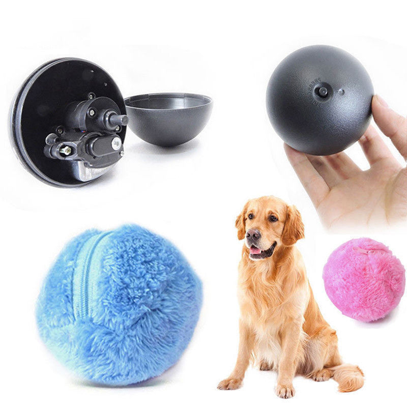 Electric Plush Pet Toy Ball