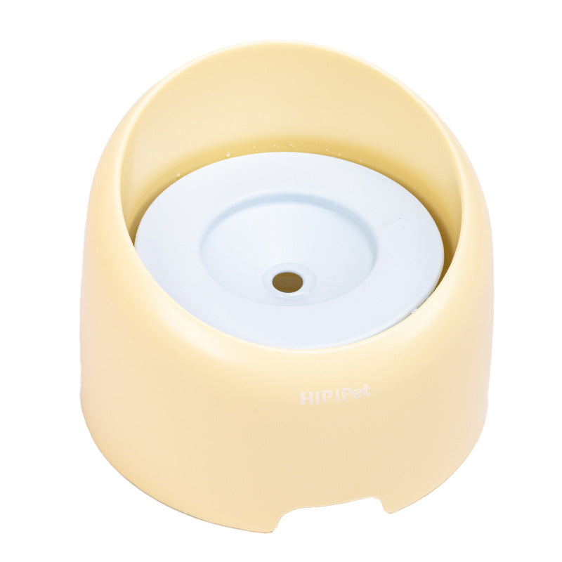 Large-Capacity Non-Drip Water Bowl With Neck Support