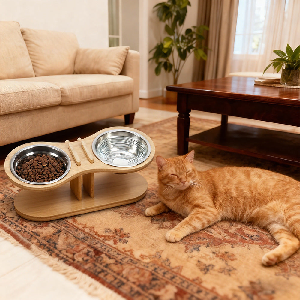 Adjustable Tilted Pet Feeding Stand