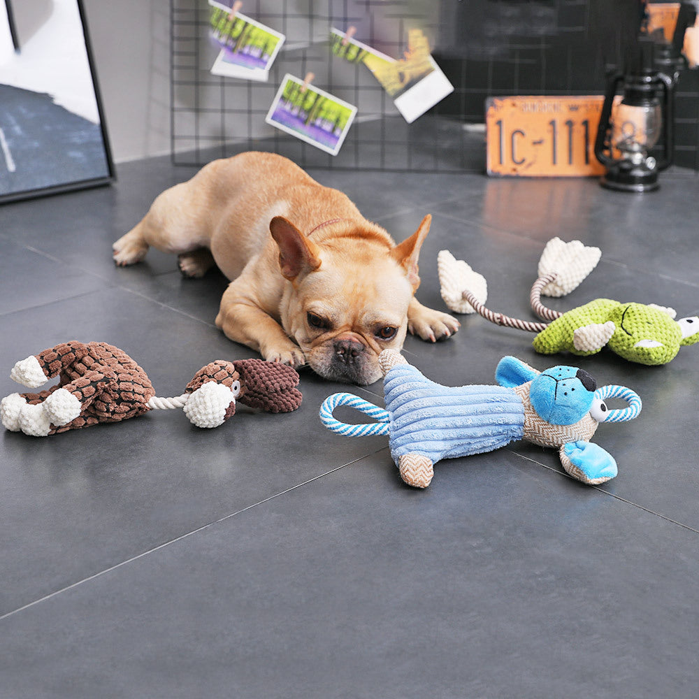 Plush Bite-Resistant Vocal Dog Toy