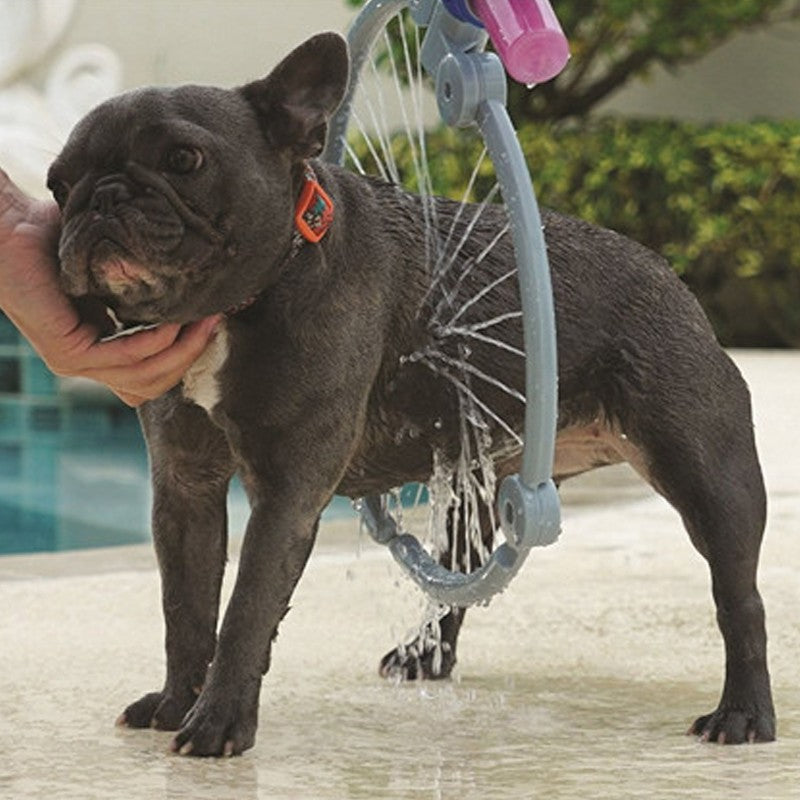 One-Key Foldable Pet Bathing Hose