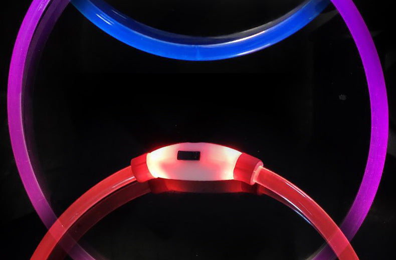 Shiny Dog Collar Dog In-Ground Fence Receiver Collar Free Cutting Dog Collar Anti-Lost Usb Charging