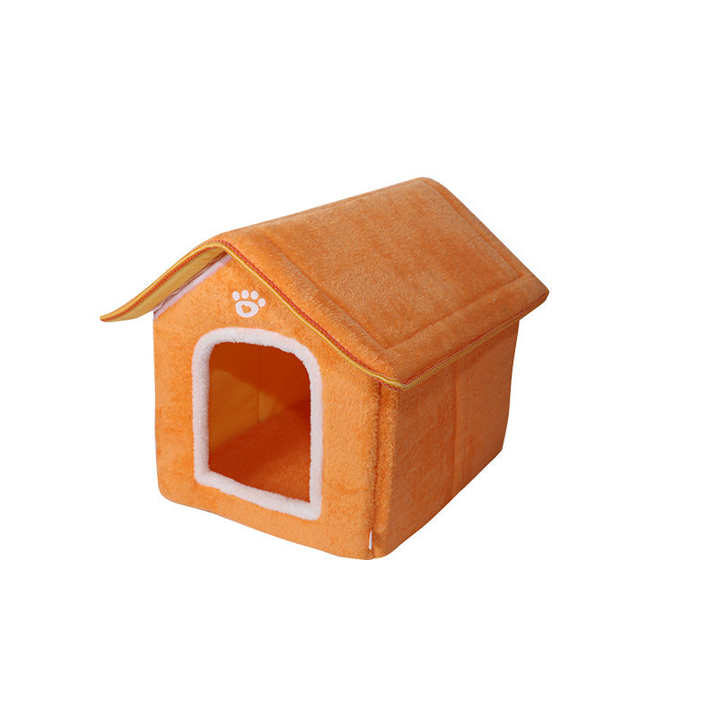 Pet Warmth Closed Removable And Washable Nest