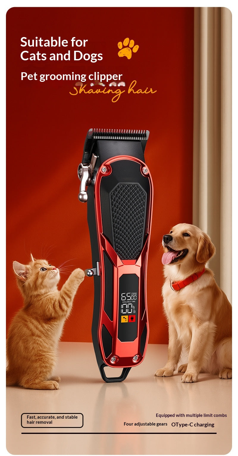 High-Power Low-Noise Pet Clipper For Large Dogs
